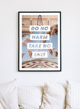 Load image into Gallery viewer, Do No Harm, Take No Shit Wall Art