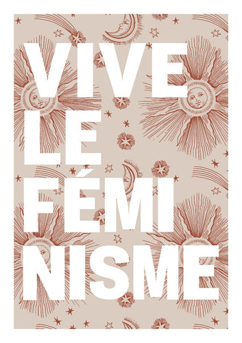 Vive Le Feminisme Giclée Art Print - Studio Dimanche