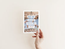 Load image into Gallery viewer, Do No Harm, Take No Shit Wall Art