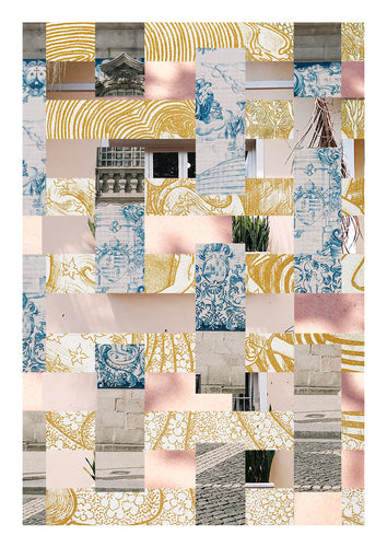 Digital Weave Three Giclée Art Print - Studio Dimanche