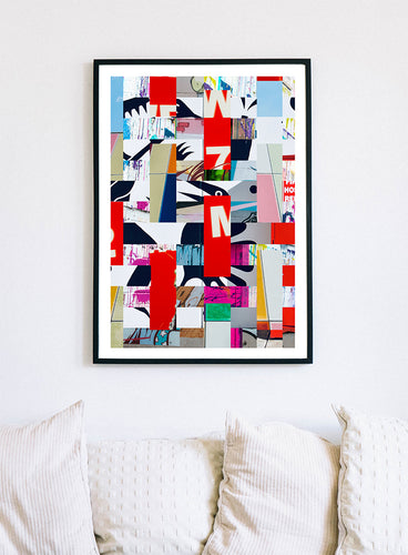 Digital Weave Four Giclée Art Print - Studio Dimanche