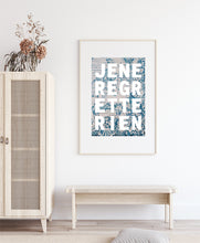 Load image into Gallery viewer, Regrette Rien Giclée Art Print - Studio Dimanche
