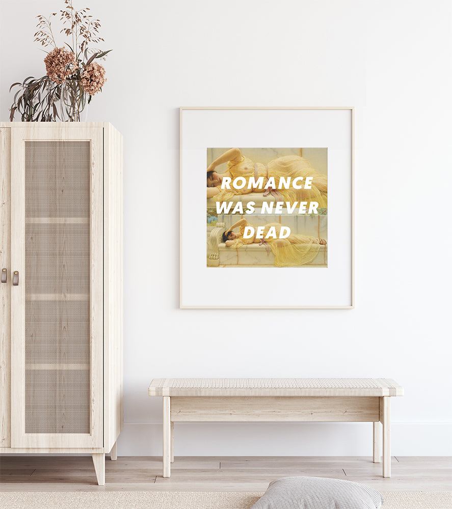 Romance was never dead poster
